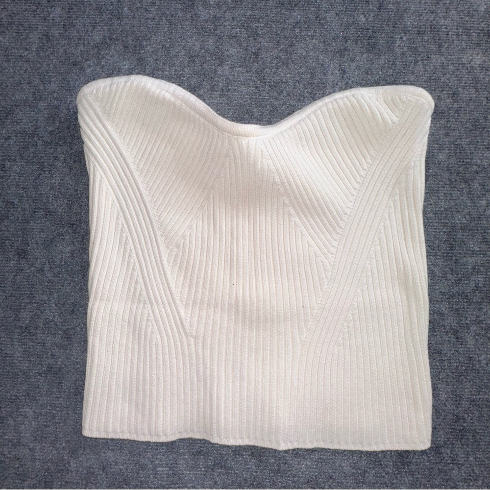 EXPRESS strapless sweater tube top NWT